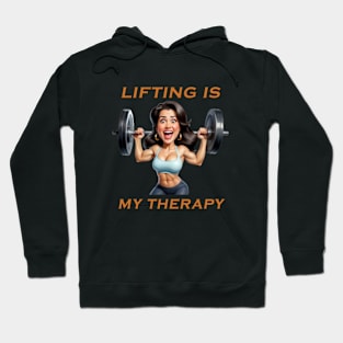 Lifting Is My Therapy Hoodie